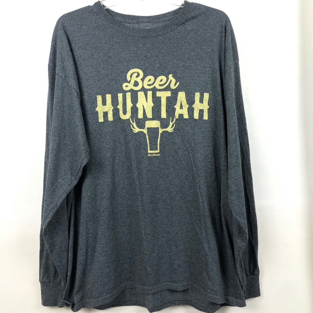 Beer Huntah long sleeve tee
